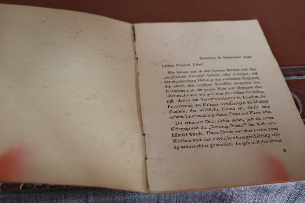 Informations-Schrift Nummer 37 - Englands Kriegsziele 1940